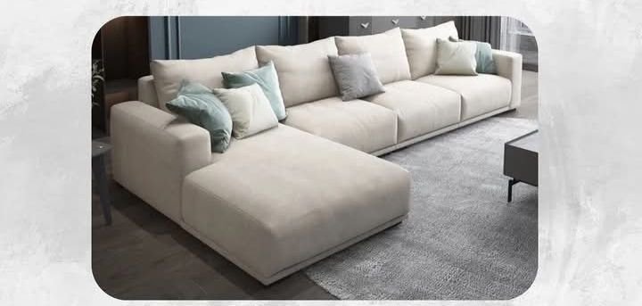 L shape sofa set