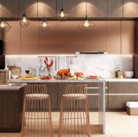 inexpensive kitchen island with breakfast counter